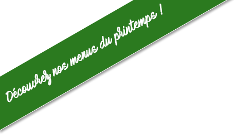 Bandeau menus du printemps